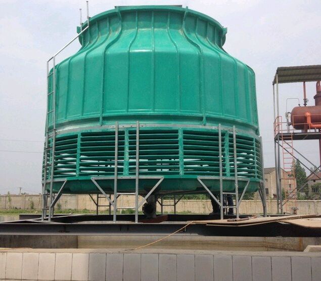 圆形逆流式冷却塔成功案例图